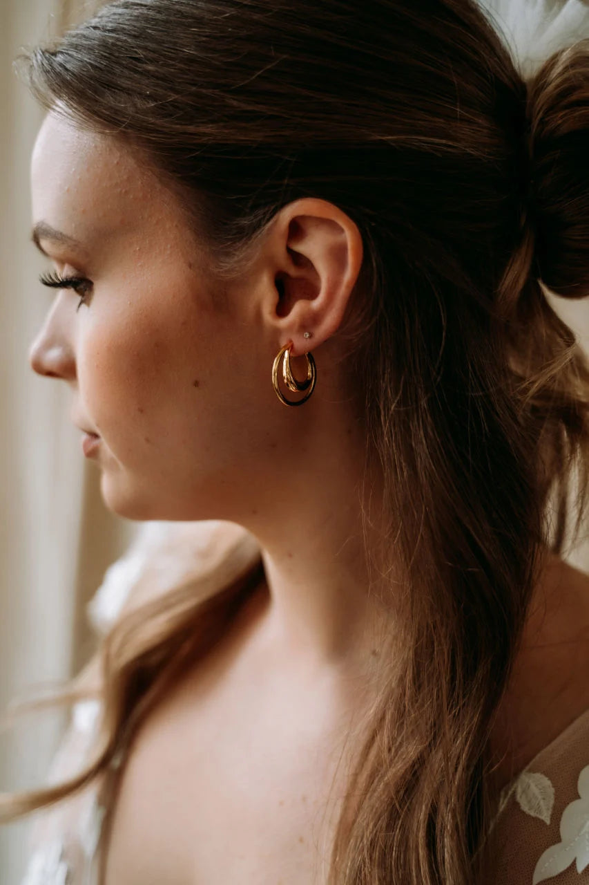 Luna + Stone - Bri Earrings in Gold