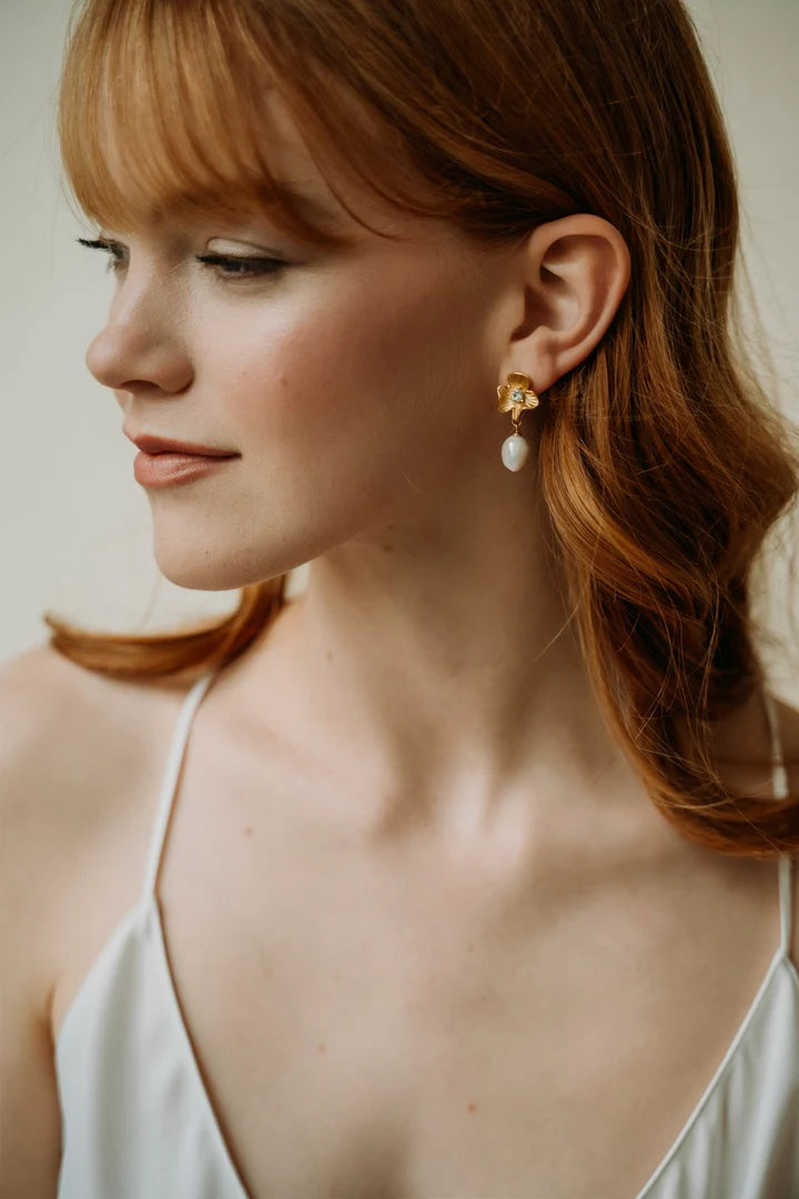 Luna + Stone- Flora Earrings