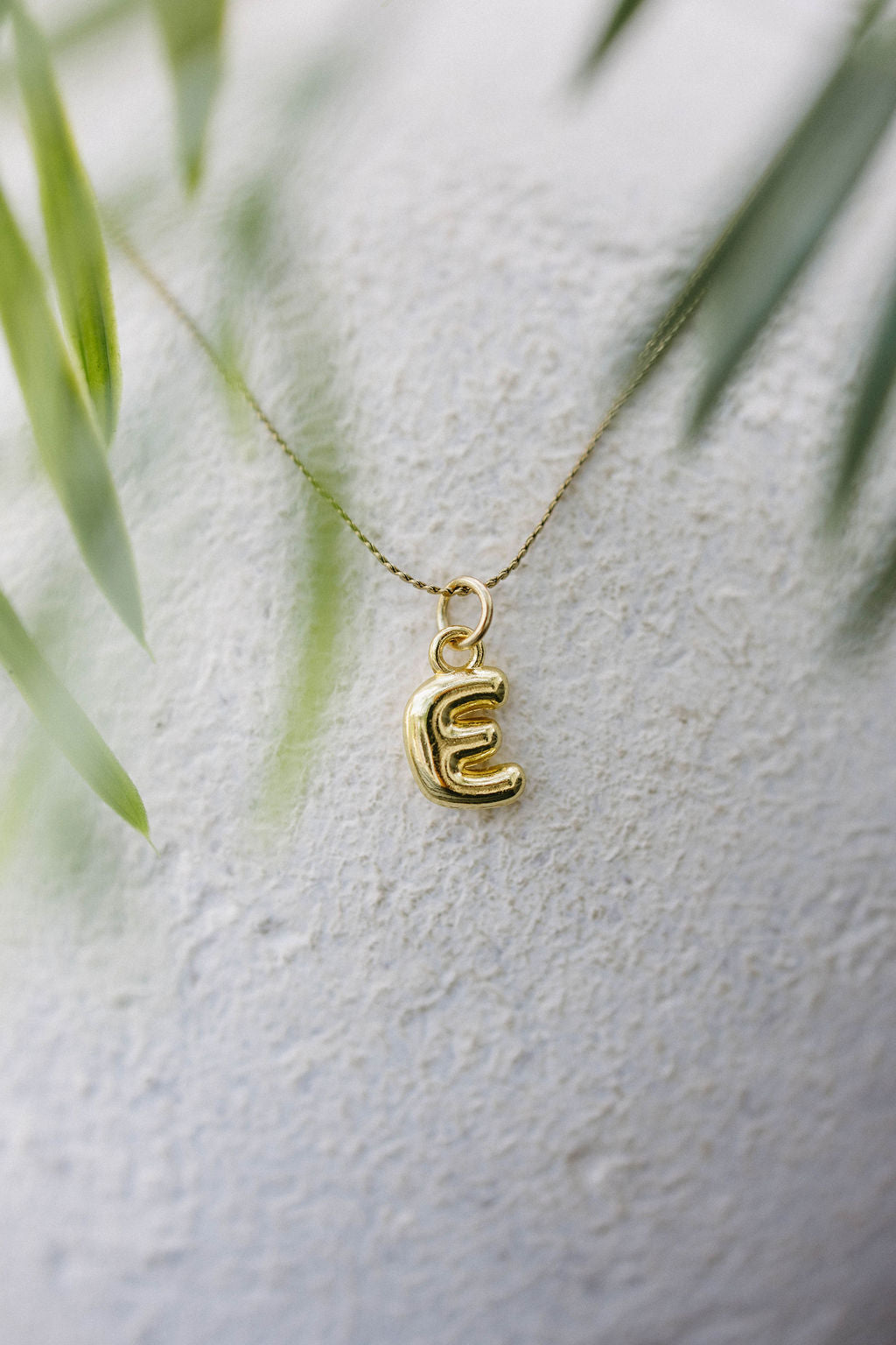 Twisted Baubles- Bubble Initial Necklace