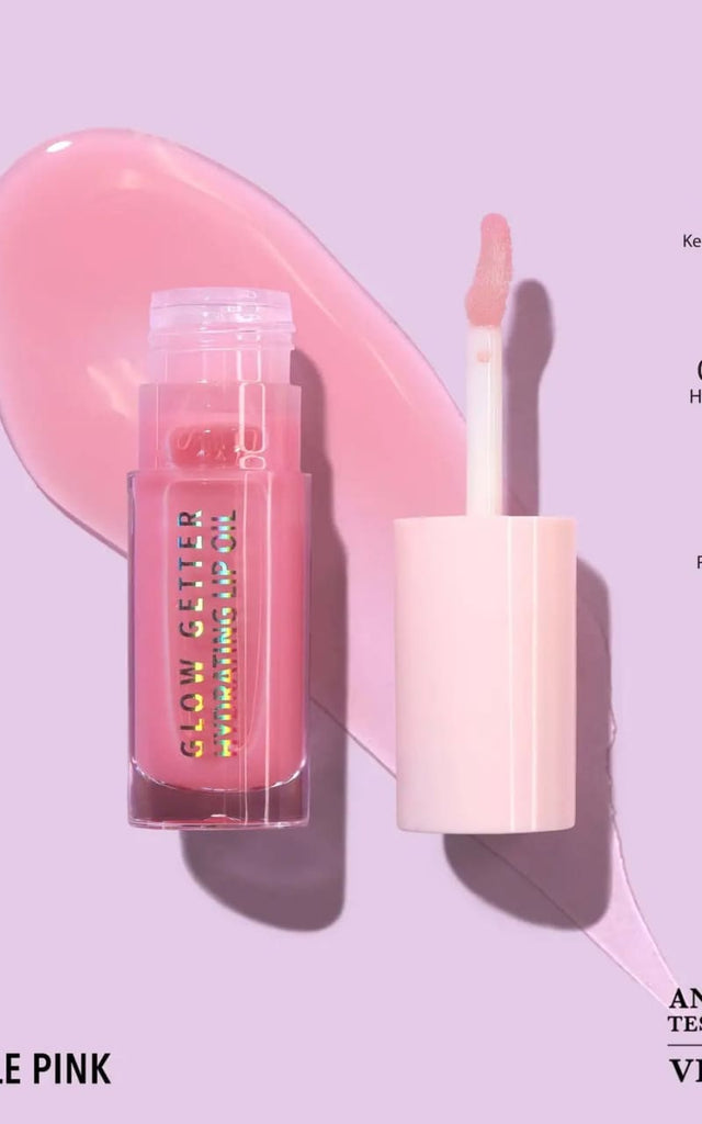 Moira Cosmetics- Glow Getter Hydrating Lip Oil - Bubble Pink