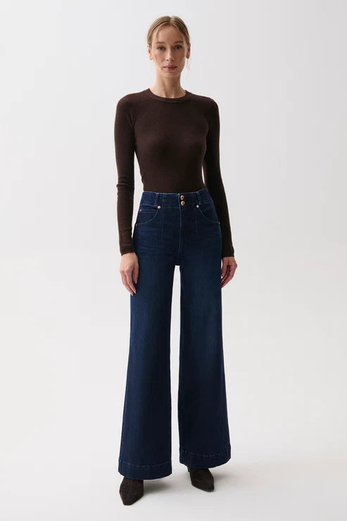 Pistola- Lana High Rise Ultra Wide Leg Jean in Starstruck