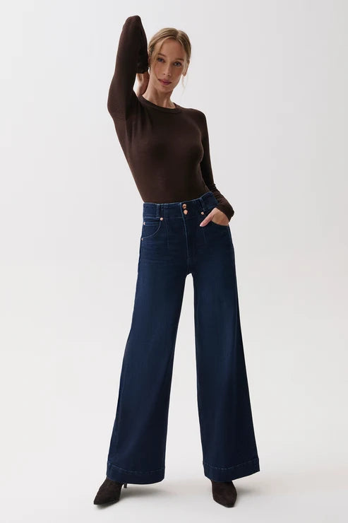 Pistola- Lana High Rise Ultra Wide Leg Jean in Starstruck