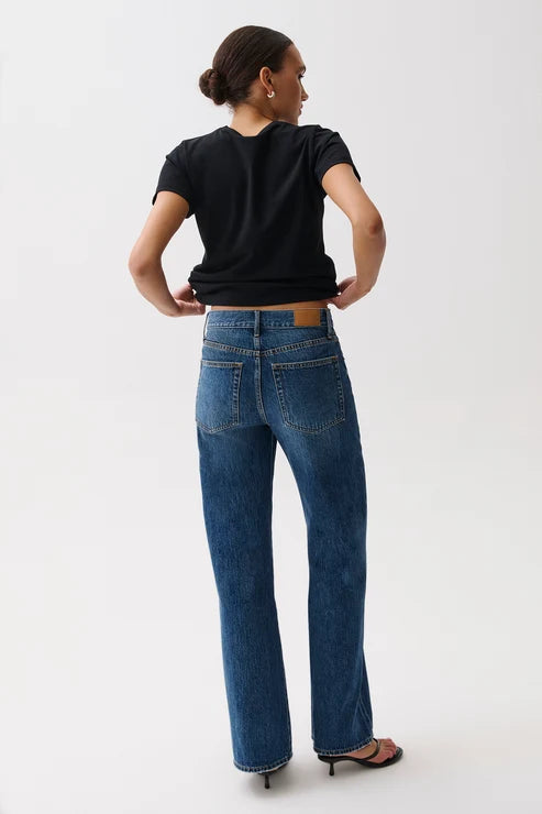 Pistola- Larsen Relaxed Flare Jeans in Daring