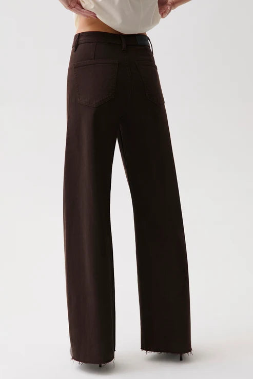 Pistola- High Rise Wide Leg Jean in Mocha