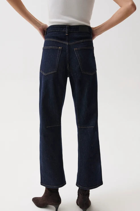 Pistola- Beau Seamed Crescent Jean in Nightfall