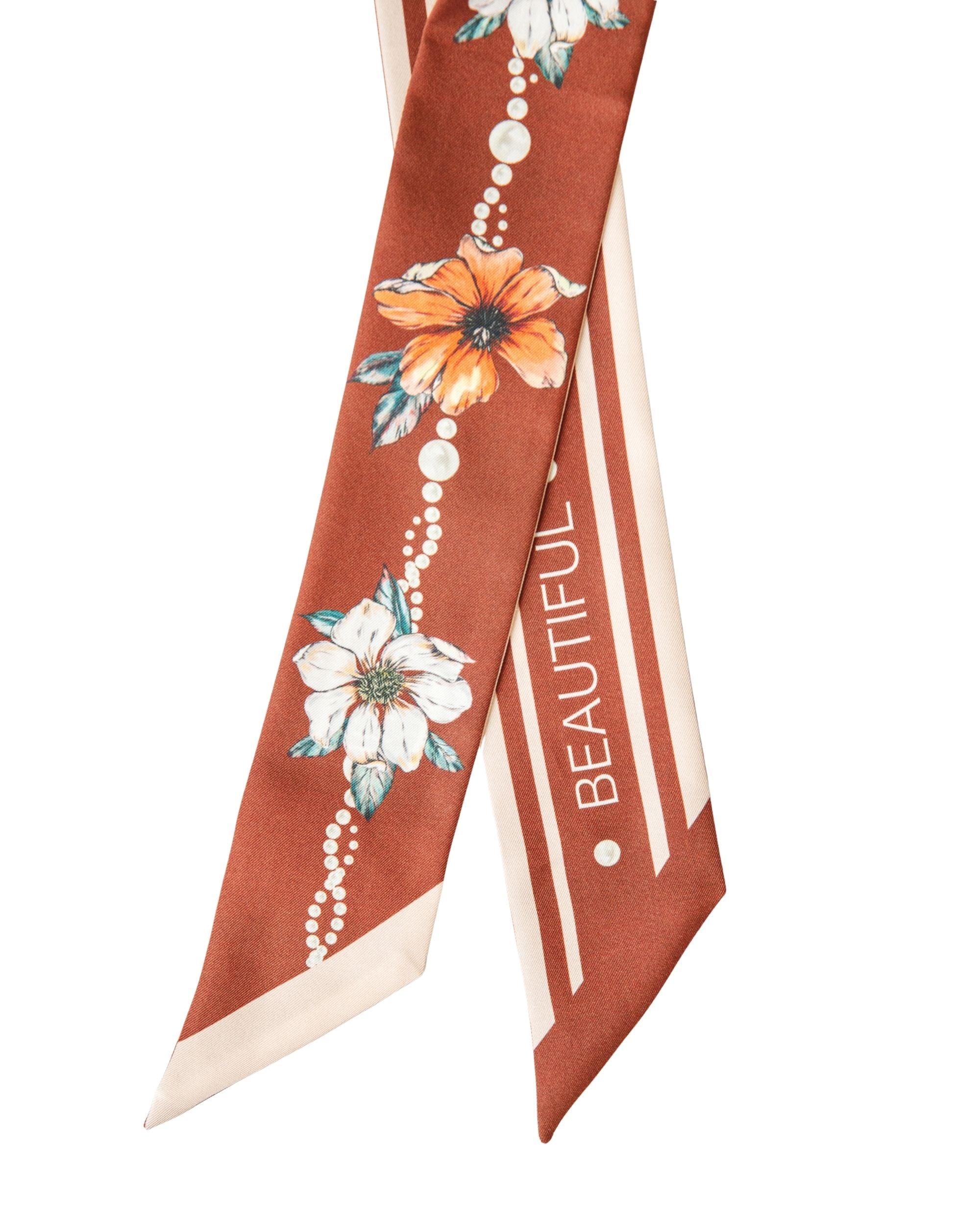 Palm Palm- Bella Twillie Silk Scarf