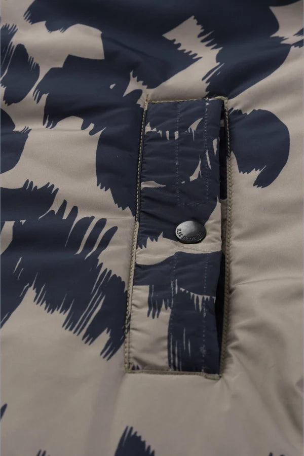 Ilse Jacobsen- Long Padded Coat in Floral
