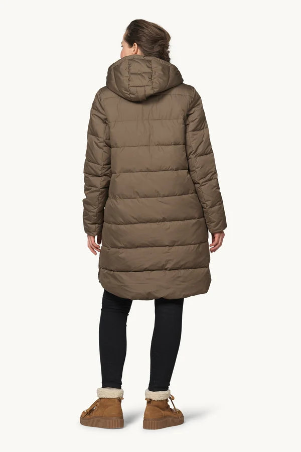 Ilse Jacobsen- Padded Coat in Mud