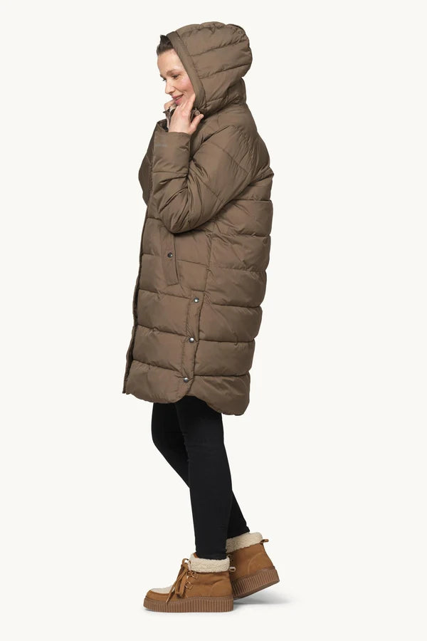 Ilse Jacobsen- Padded Coat in Mud