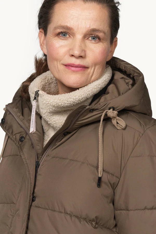 Ilse Jacobsen- Padded Coat in Mud