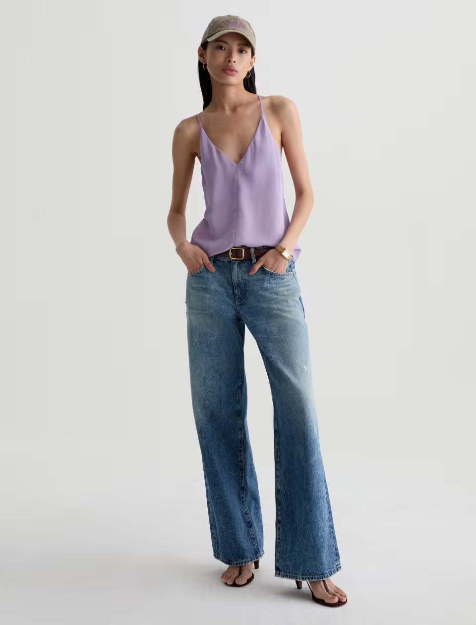 AG Jeans- Adria Low Rise Wide Leg in Reserva