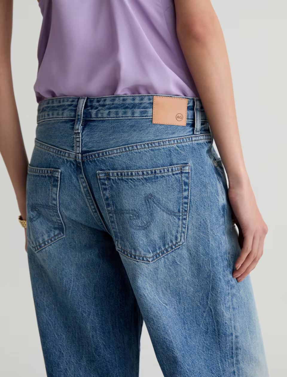 AG Jeans- Adria Low Rise Wide Leg in Reserva