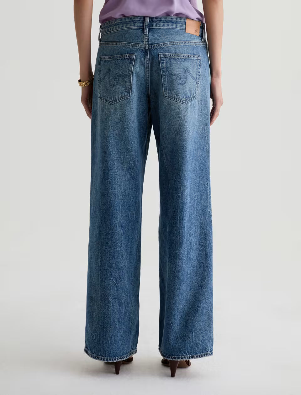 AG Jeans- Adria Low Rise Wide Leg in Reserva
