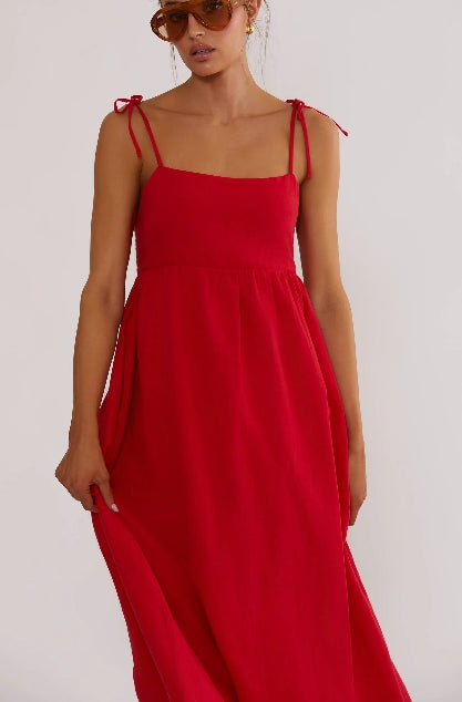 Beach Riot- Valory Linen Maxi Dress
