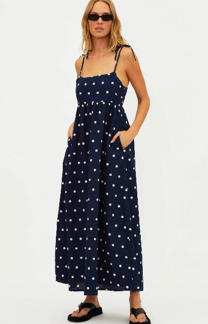 Beach Riot- Valory Linen Maxi Dress