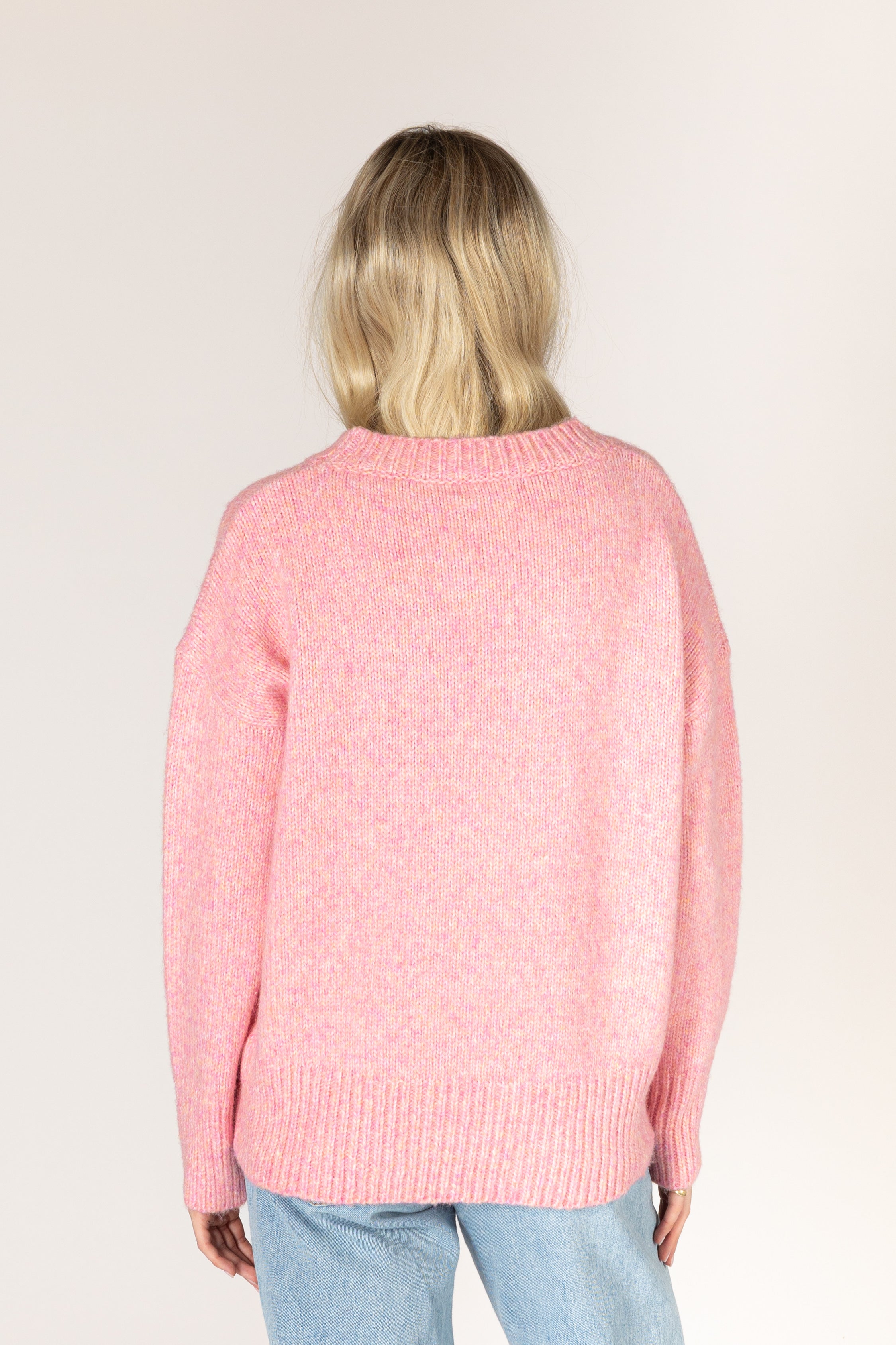 Lyla + Luxe- Tanya Must Have Classic Sweater in Peony