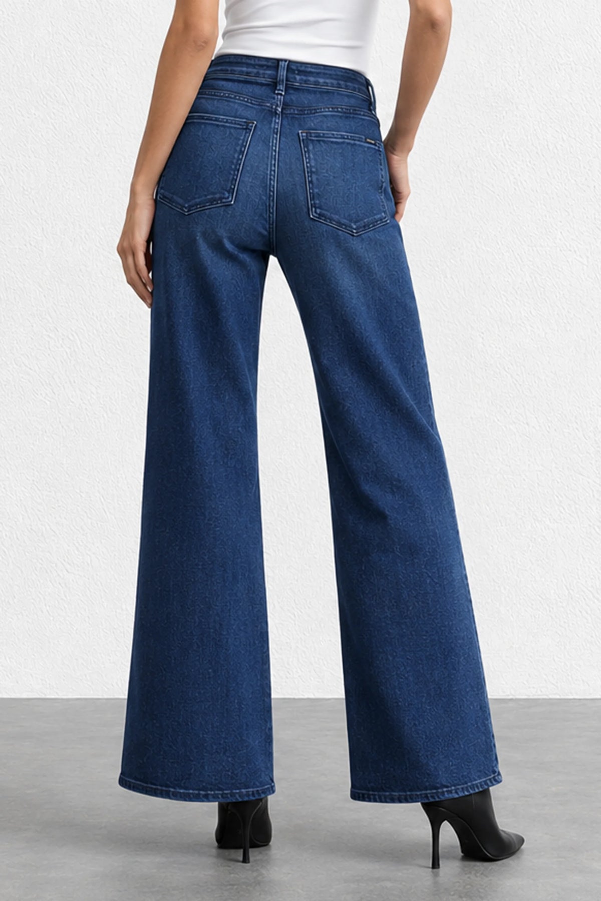 Fidelity- Katie High Full Jeans in Shadow