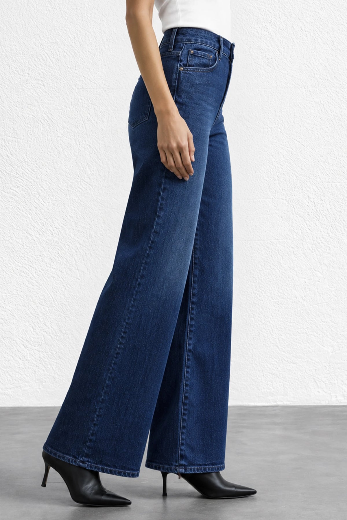 Fidelity- Katie High Full Jeans in Shadow