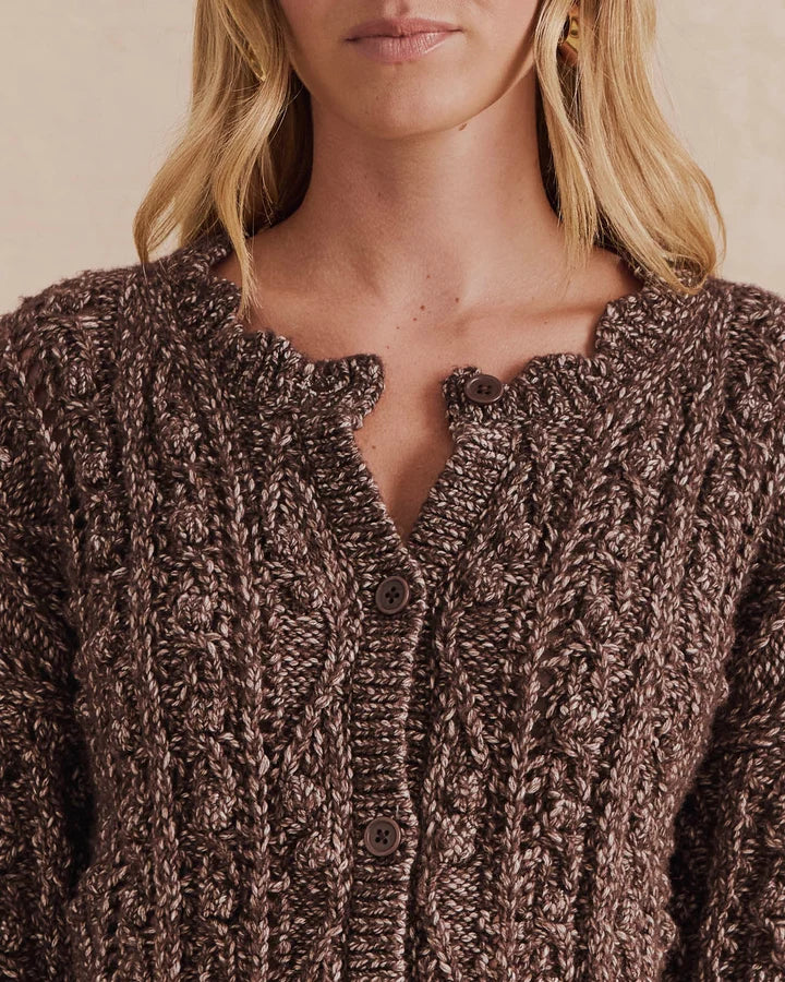 Splendid- Hartford Bobble Cardigan in Java