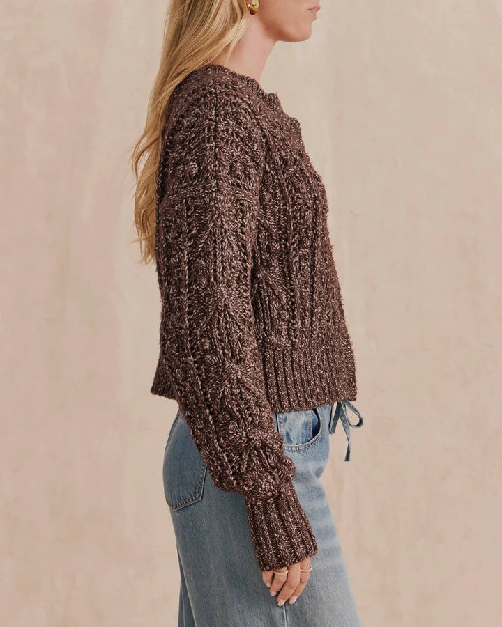 Splendid- Hartford Bobble Cardigan in Java