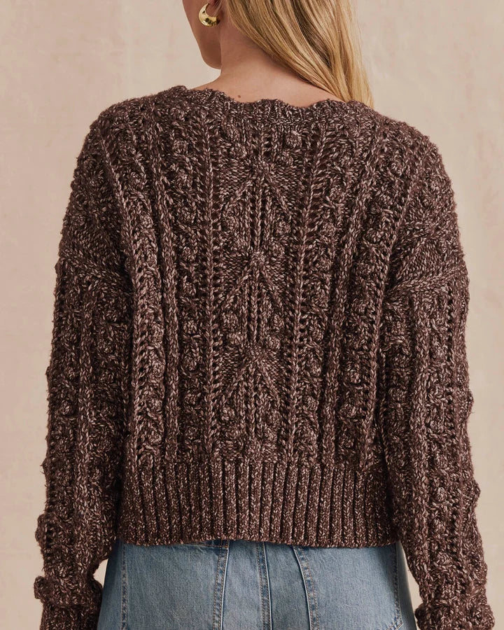 Splendid- Hartford Bobble Cardigan in Java