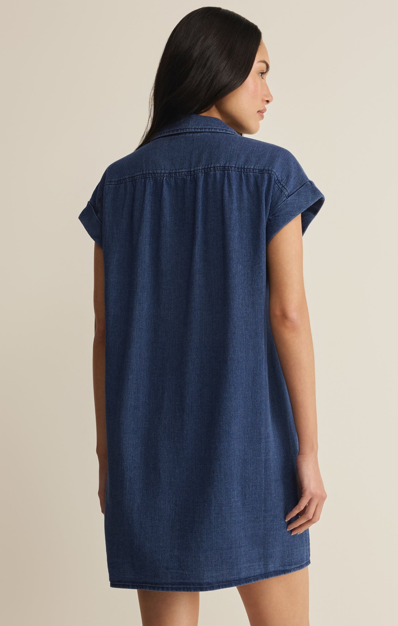 Z SUPPLY- Shellbound Twill Dress in Twilight Blue