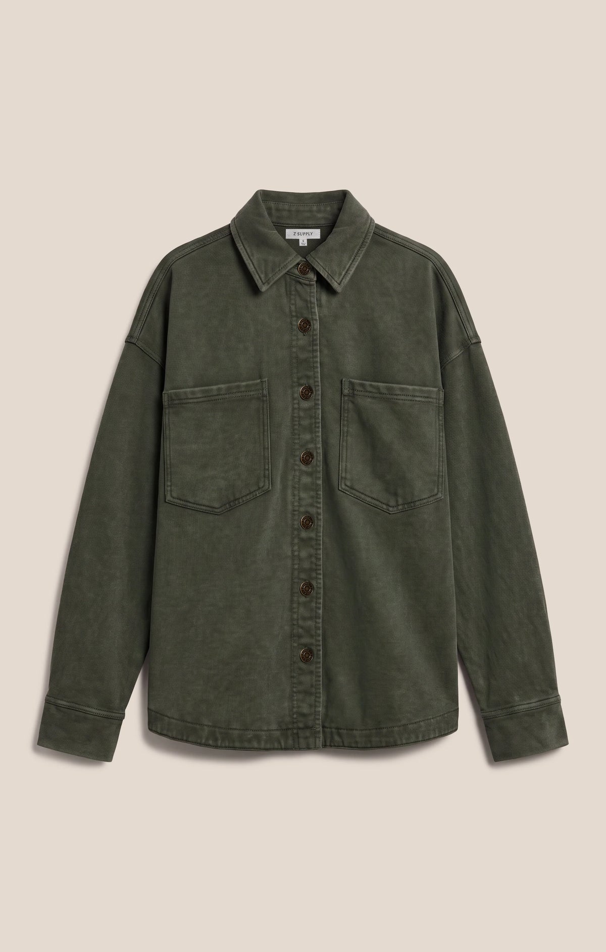 Z SUPPLY- All Day Knit Jacket in Classic Olive