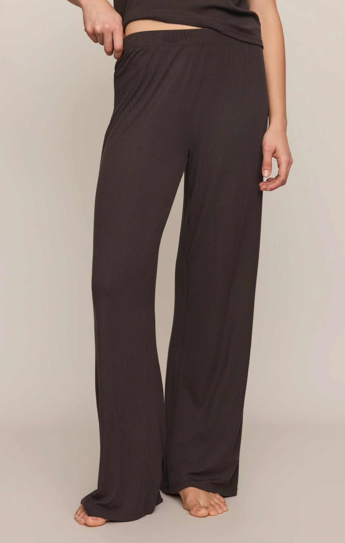 Z SUPPLY- Just Right Rib Pant in Cocoa Bean