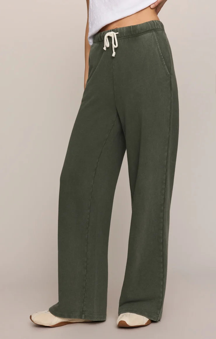 Z SUPPLY- Hunter Knit Pant in Classic Olive