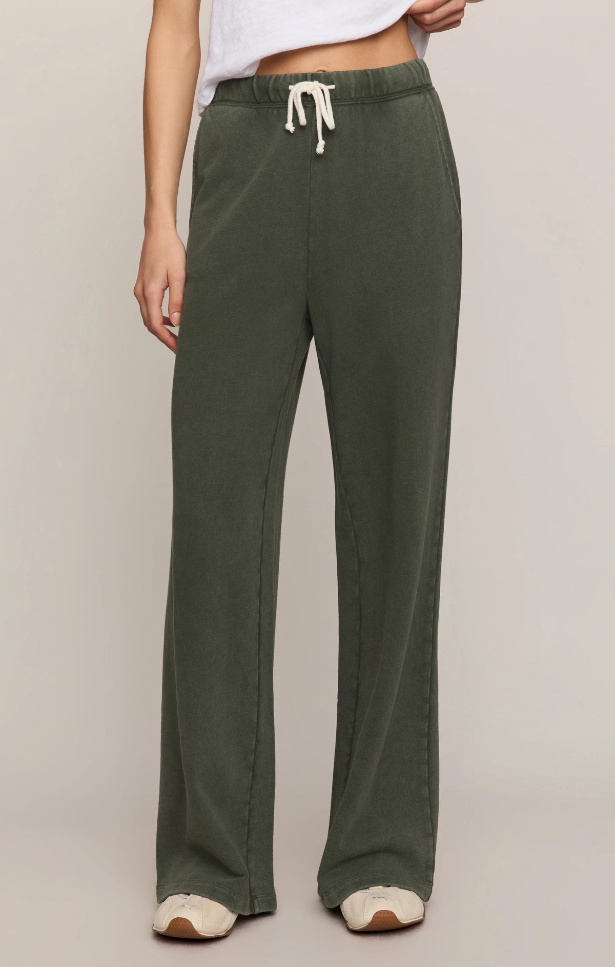 Z SUPPLY- Hunter Knit Pant in Classic Olive