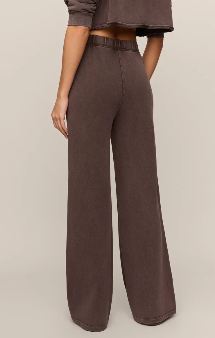 Z SUPPLY- Hunter Knit Pant in Chocolate Brown