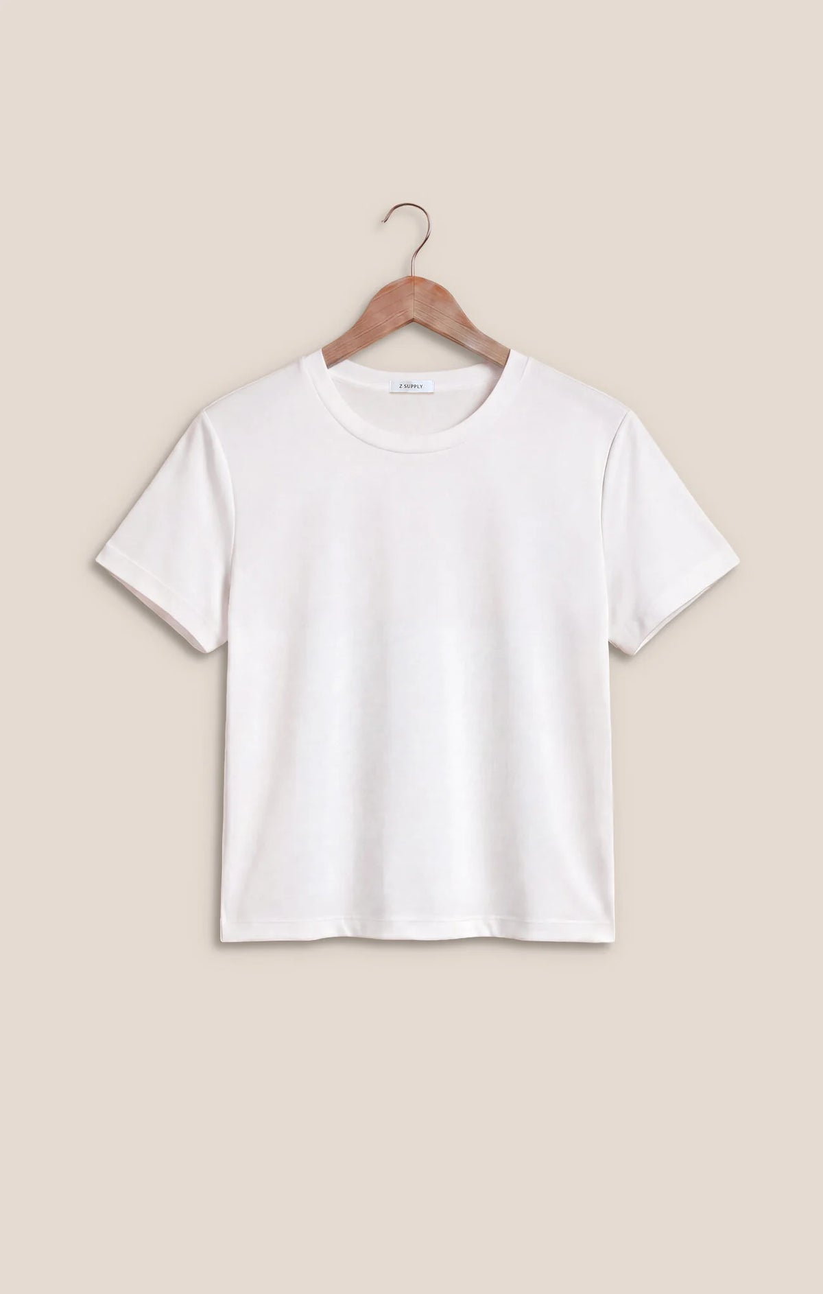 Z SUPPLY- Tourist Airy Knit Jersey Tee in White