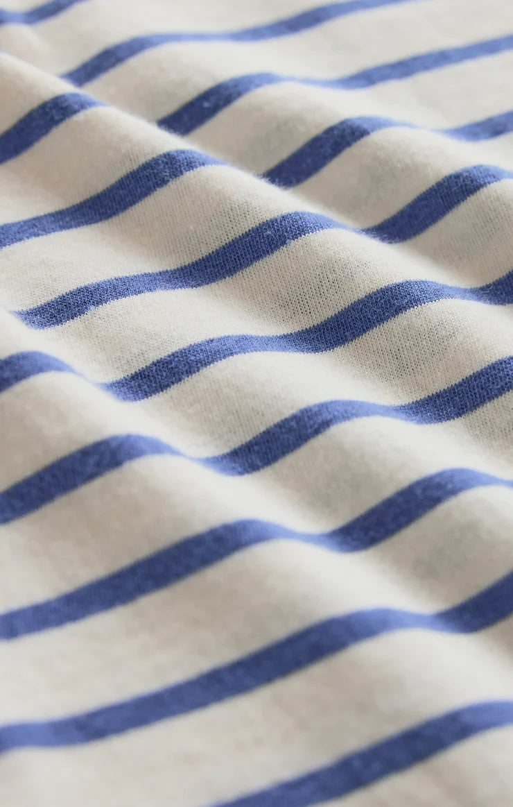 Z SUPPLY- Junie Striped T-Shirt in True Navy