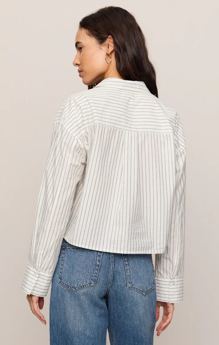 Z SUPPLY- Favorite Striped Button Up Blouse