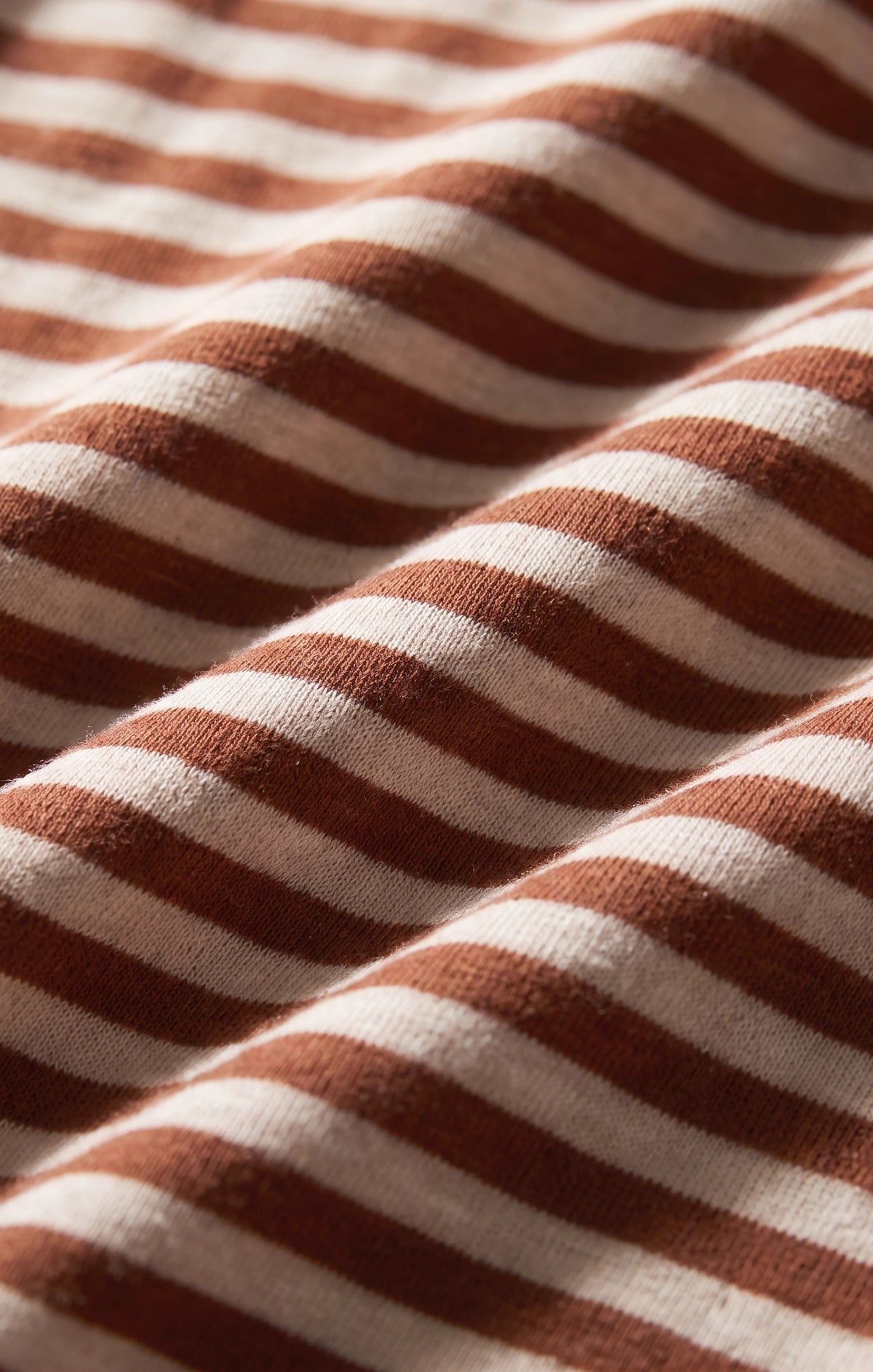 Z SUPPLY- Junie Long Sleeve Stripe Slub Tee in Dark Rosewood