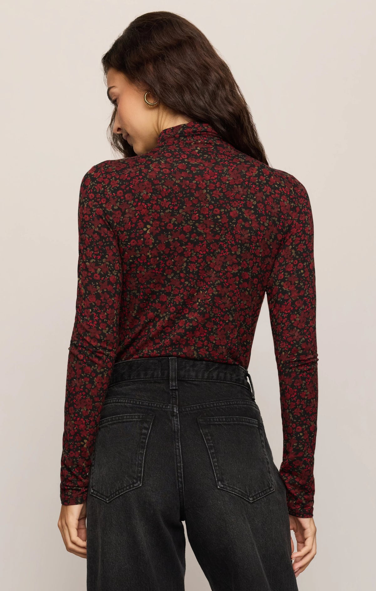 Z SUPPLY- Lira Dani Floral Top in Red Dahlia