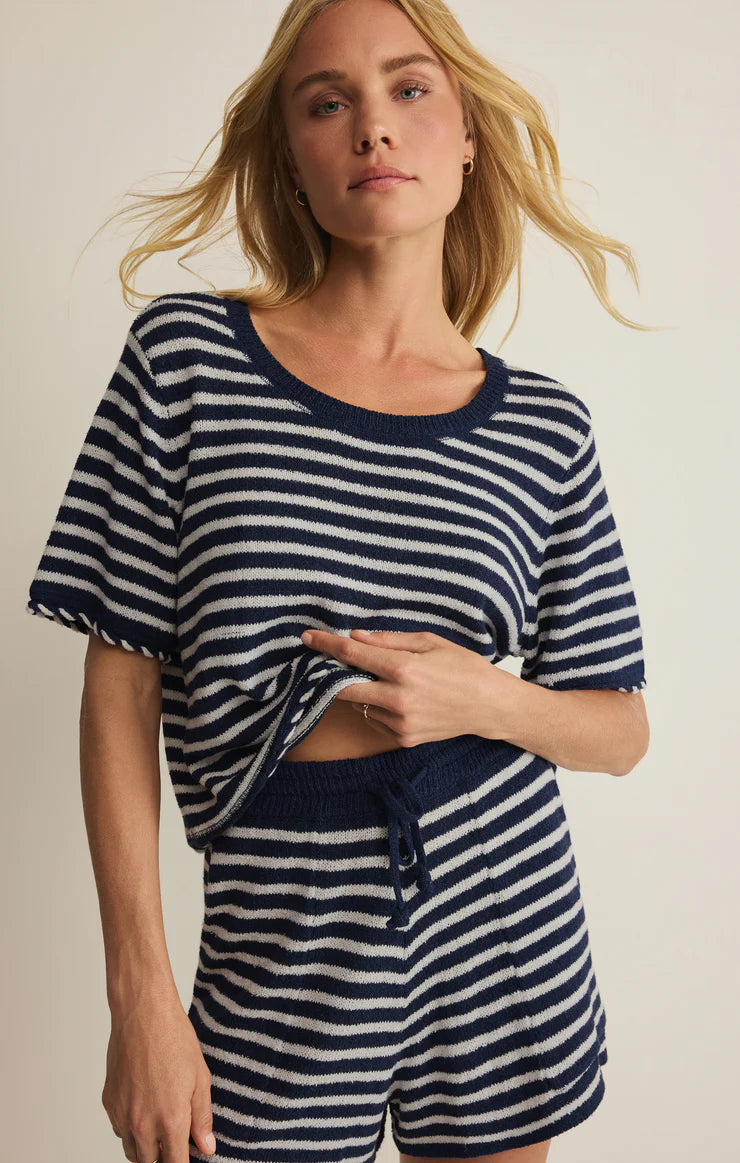 Z SUPPLY- Patton Sweater Short in Eclipse