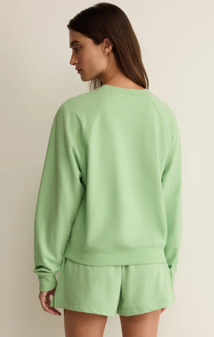 Z SUPPLY- Saldana Sweatshirt in Sprout