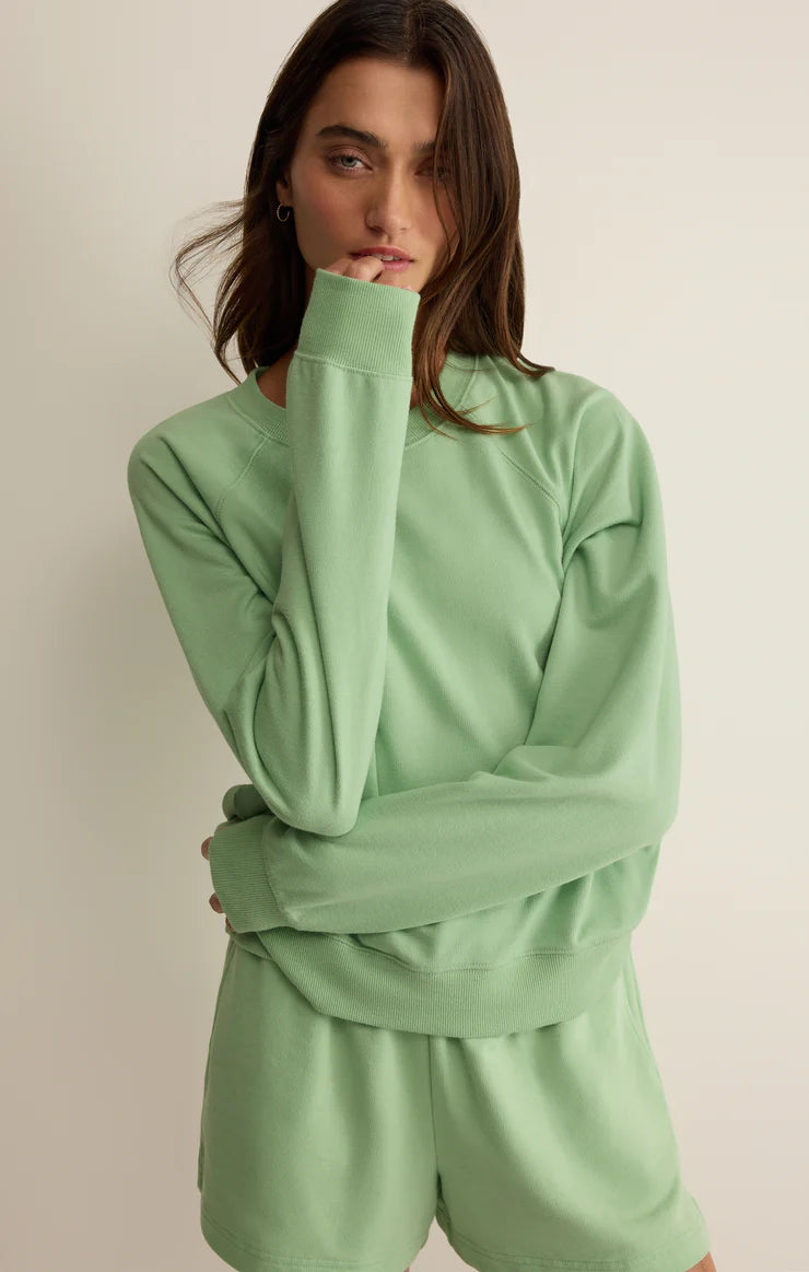 Z SUPPLY- Saldana Sweatshirt in Sprout