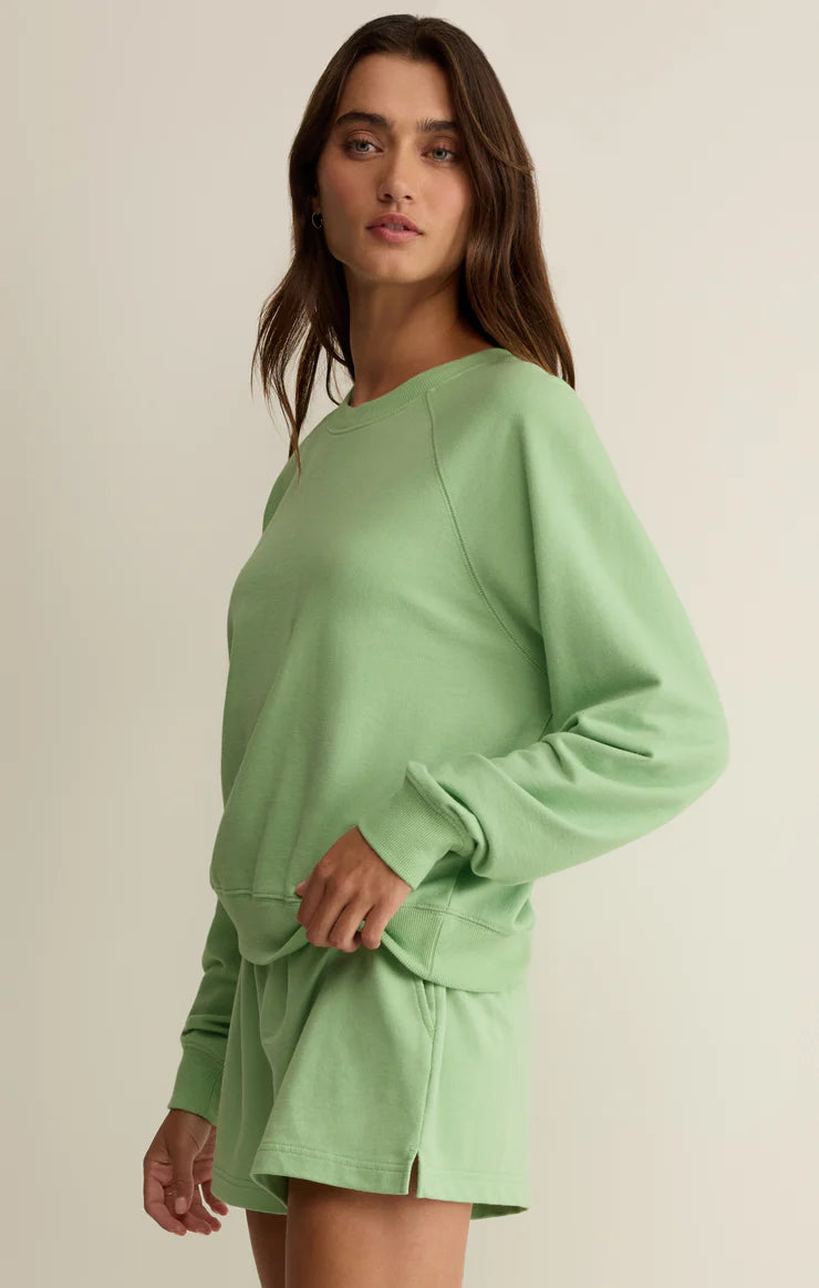 Z SUPPLY- Saldana Sweatshirt in Sprout