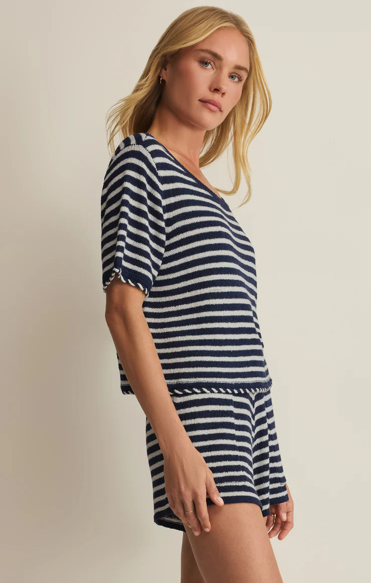 Z SUPPLY- Patton Sweater Top in Eclipse
