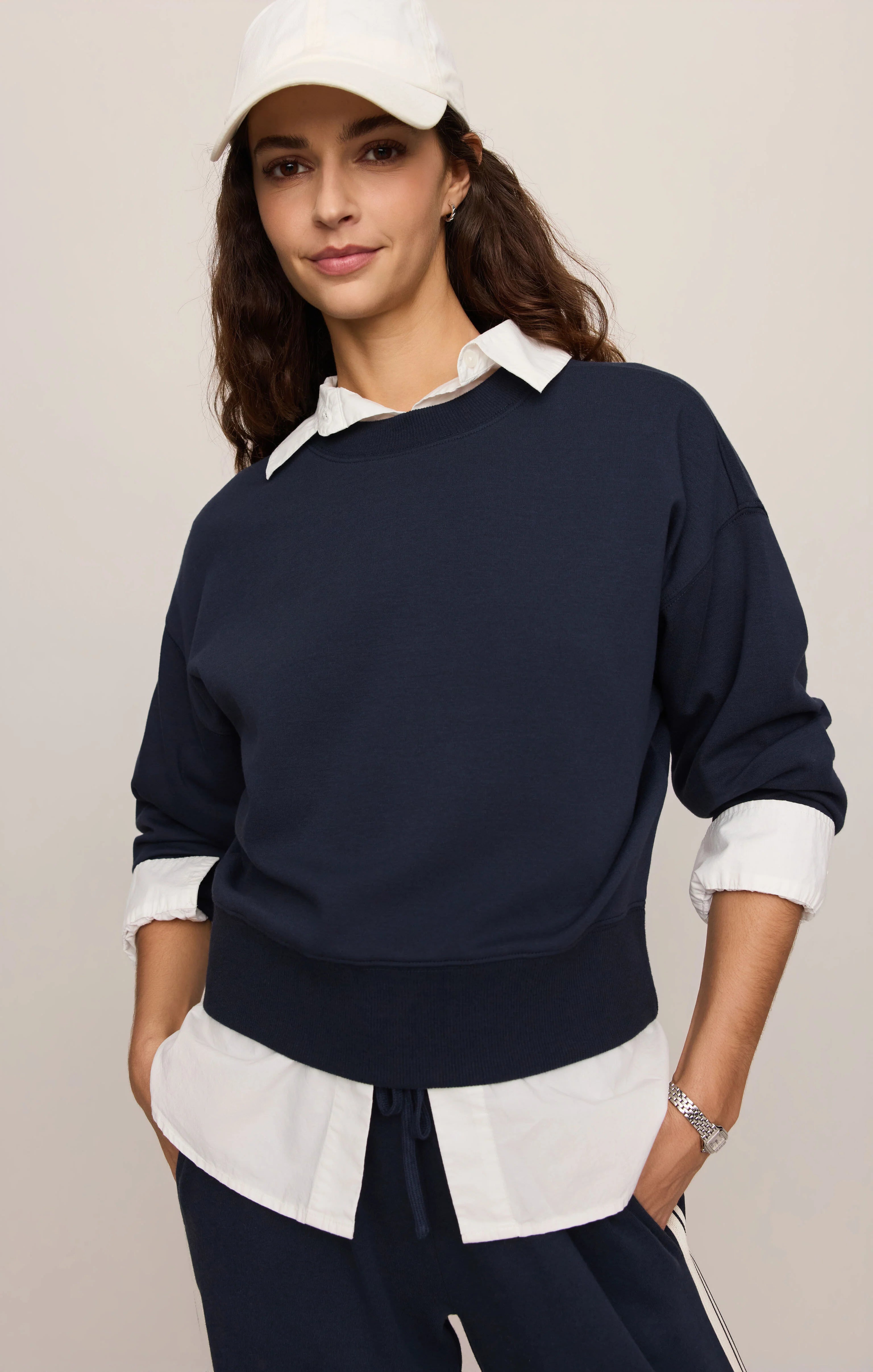 Z SUPPLY- Comeback Sweatshirt in Eclipse