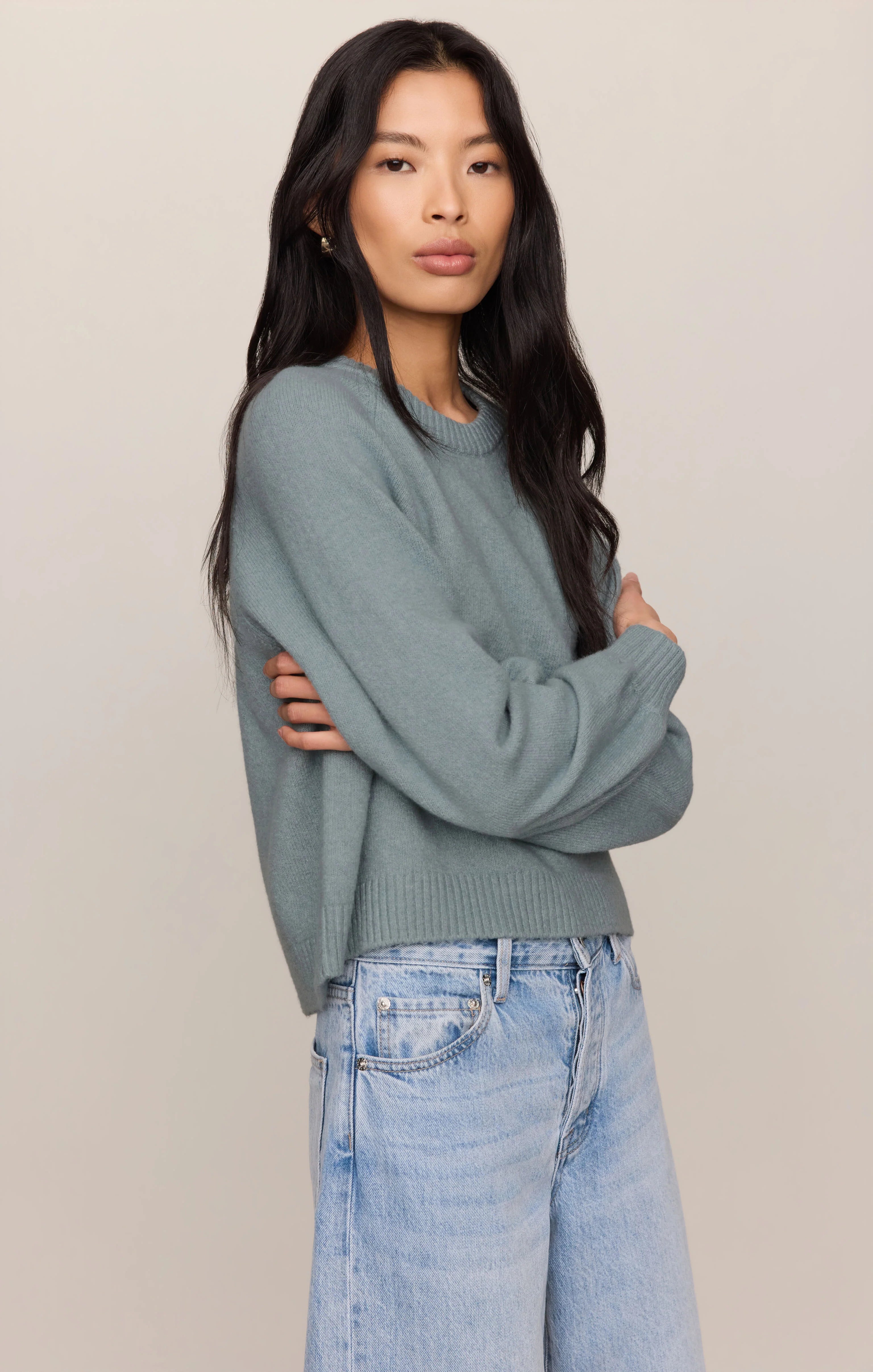 Z SUPPLY- Coming Up Cozy Sweater in Soft Succulent