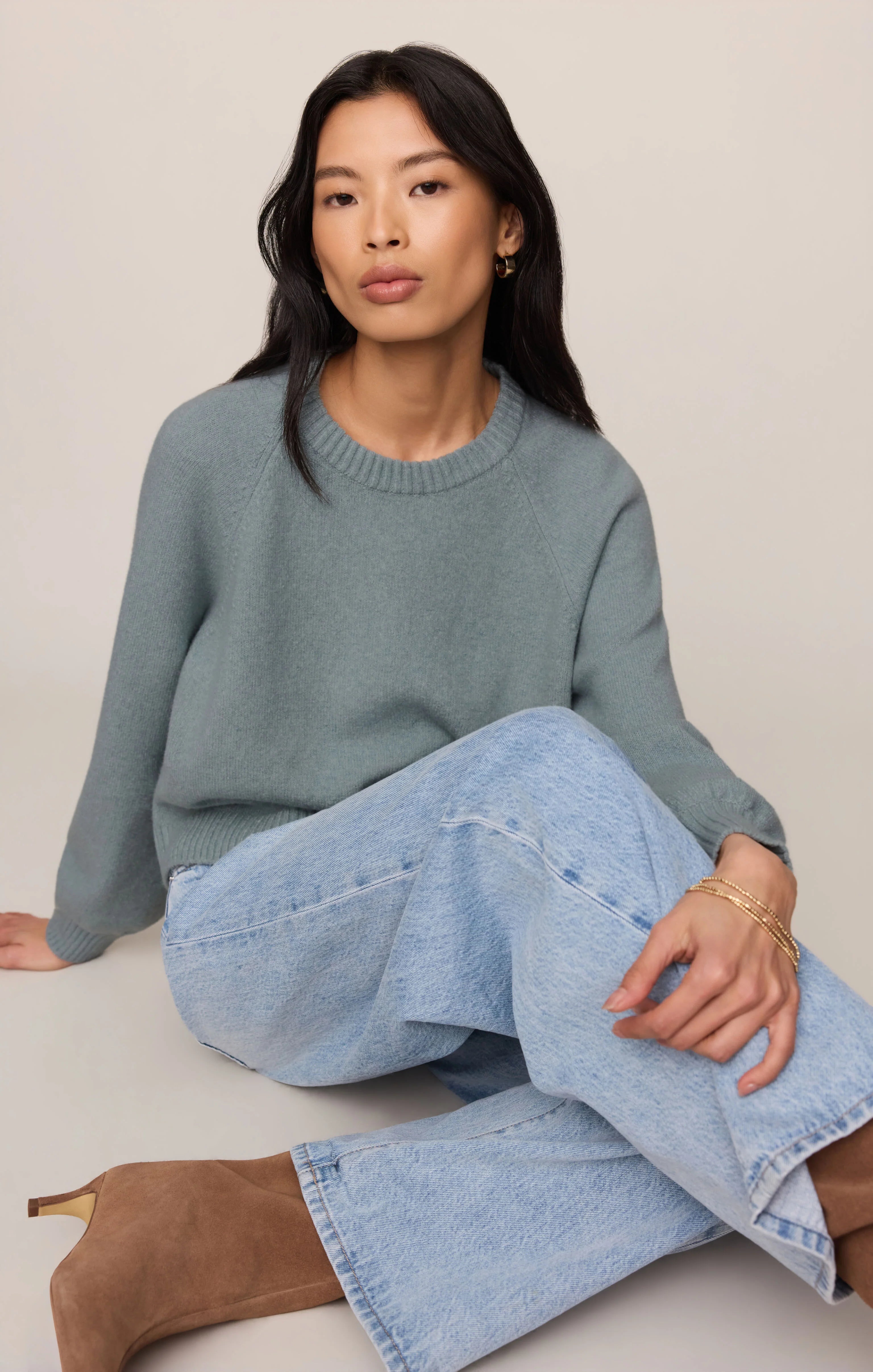 Z SUPPLY- Coming Up Cozy Sweater in Soft Succulent