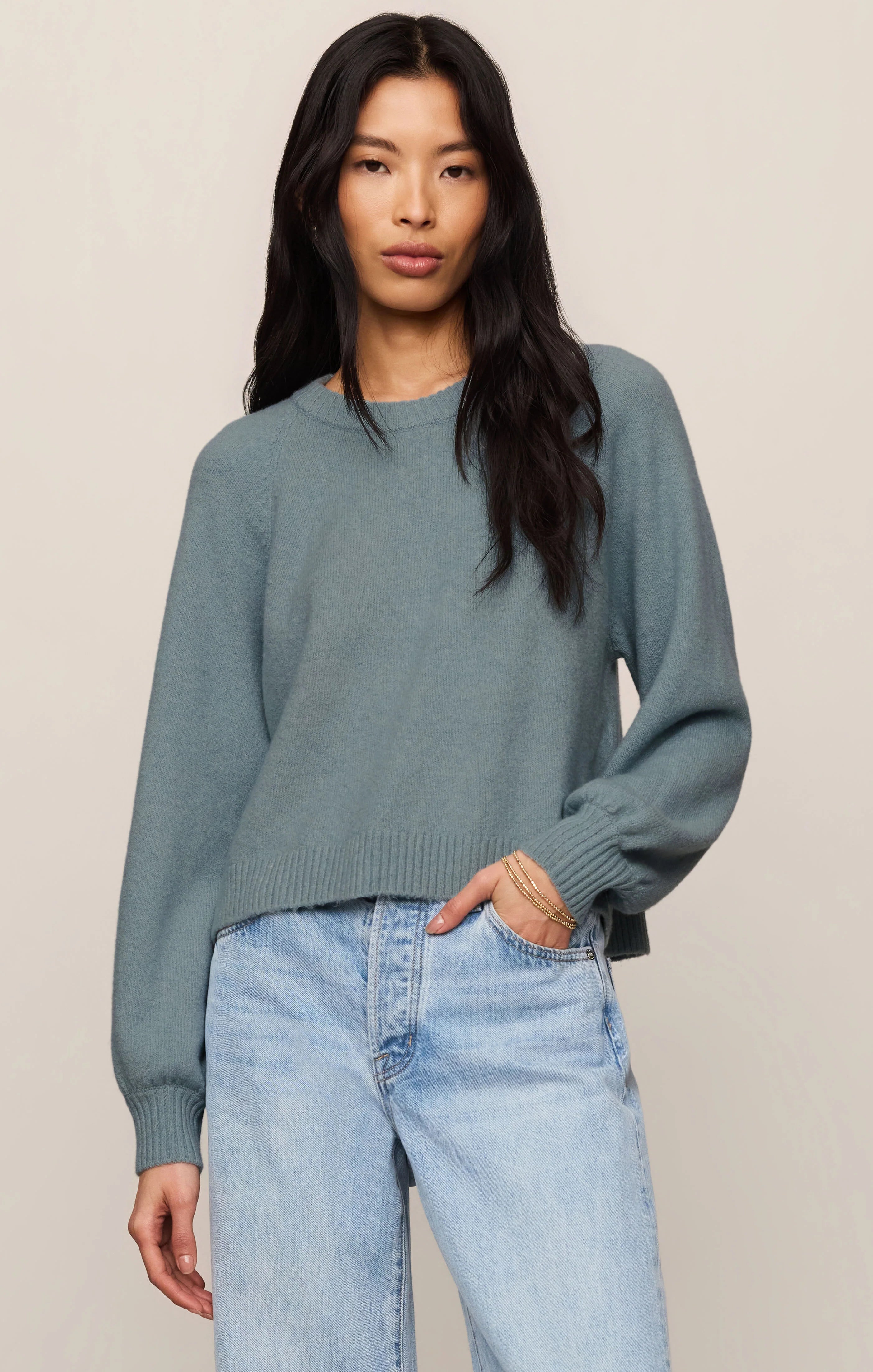 Z SUPPLY- Coming Up Cozy Sweater in Soft Succulent