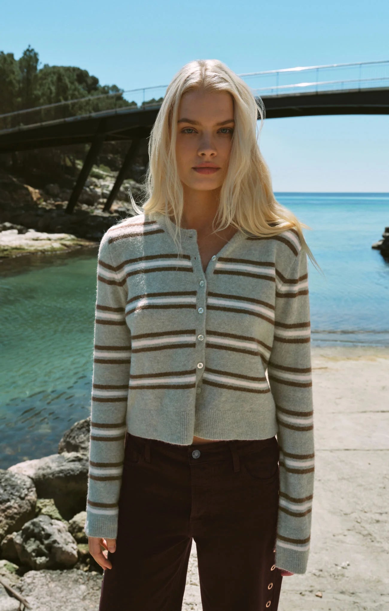 Z SUPPLY- Medina Cozy Stripe Cardigan