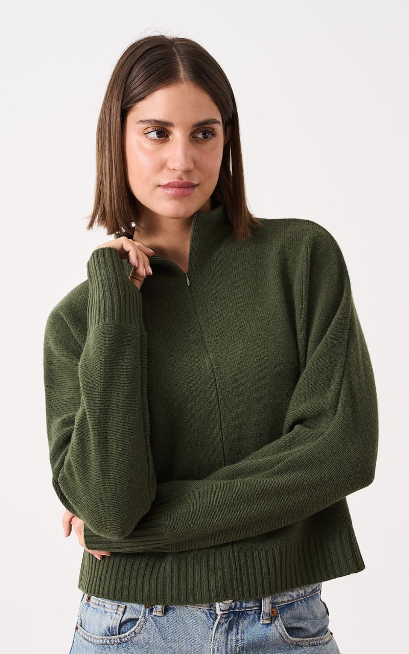 Absolut Cashmere- Aeryn Half Zip Sweater - sweater