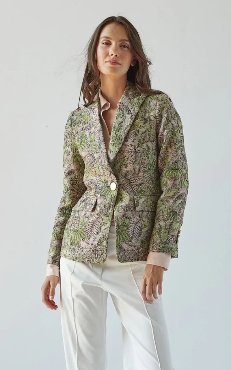 Adroit Atelier- Hunter Single Breasted Jacquard Blazer