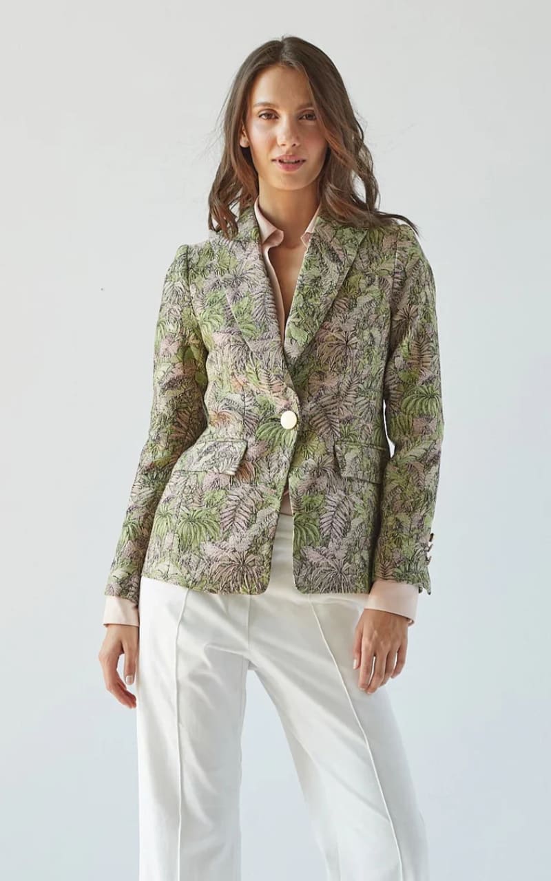 Adroit Atelier- Hunter Single Breasted Jacquard Blazer