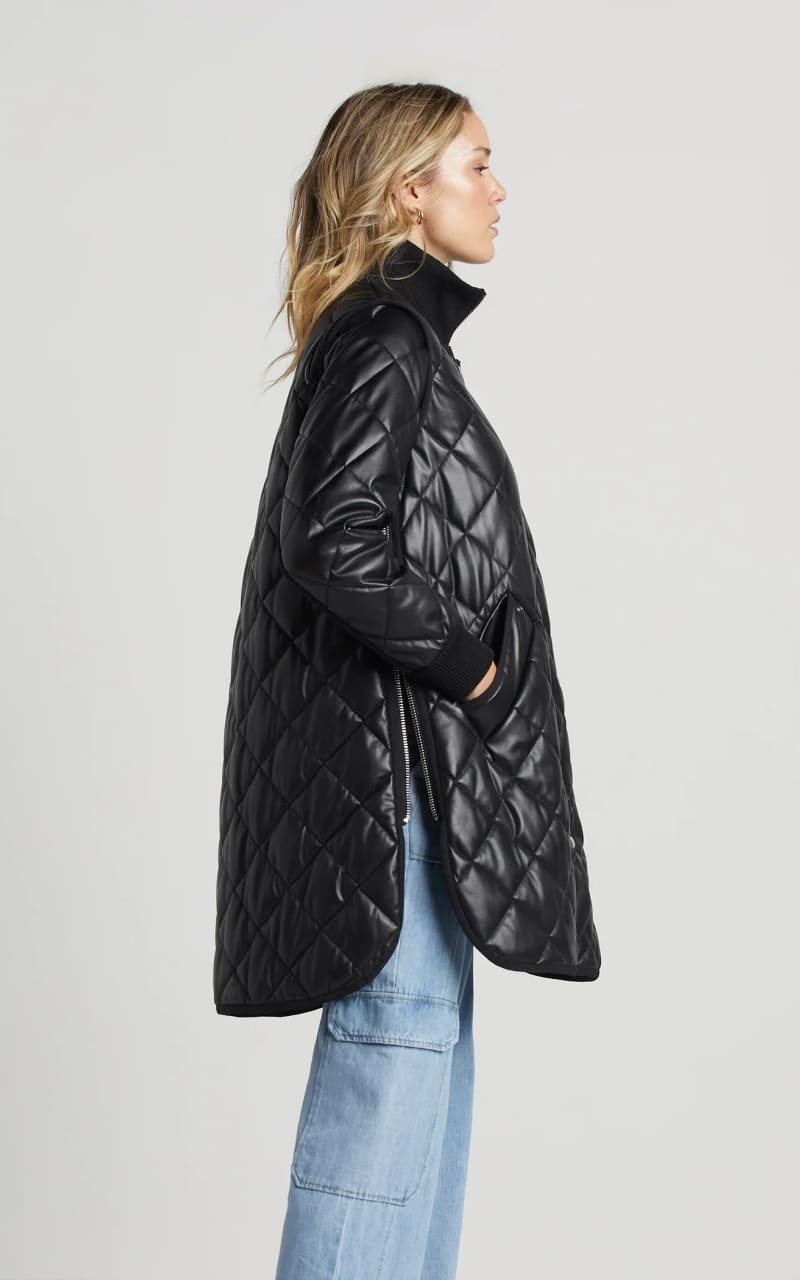 Adroit Atelier - Liberty Quilted Vegan Leather Jacket